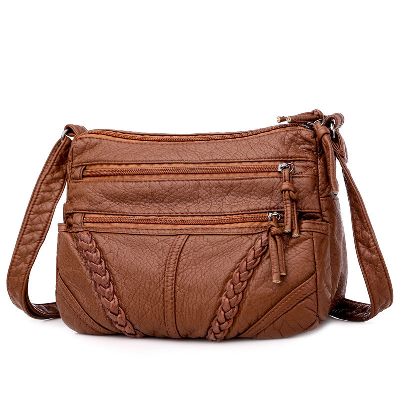 Soft Leather Sense Large Capacity Ladies Messenger Bag