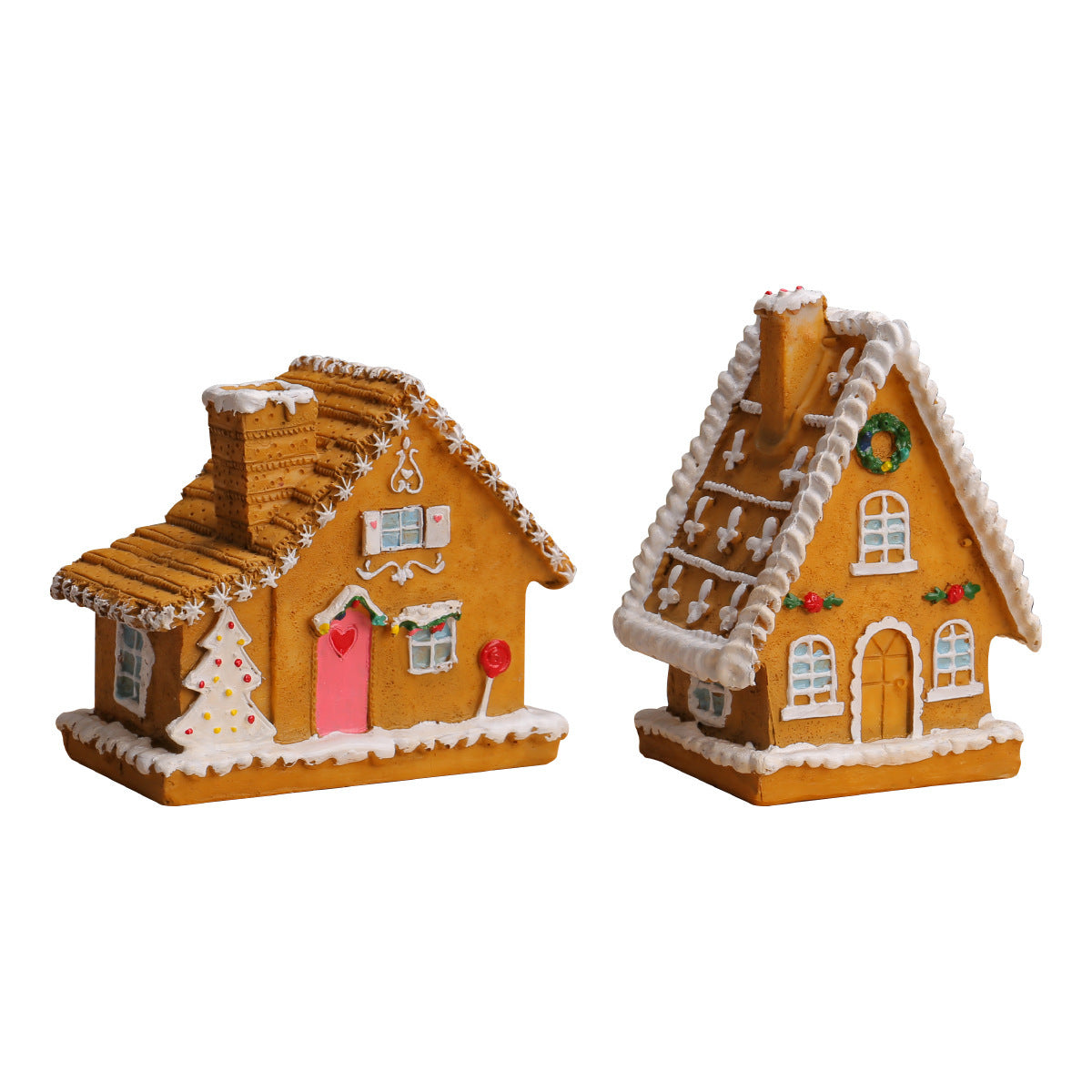 Christmas Small House Micro Landscape Luminous House Furnishings Ornaments