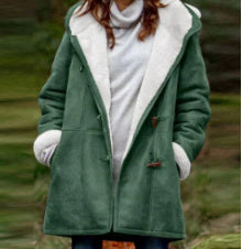 Women's Mid-length Windbreaker Coat Coat Warm Top