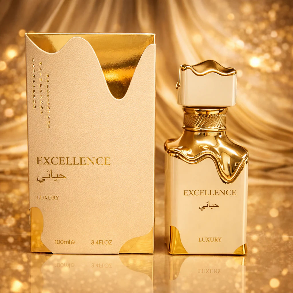 Eau de Parfum Excellence Creamy Gold 100ml - Luxury  Marque: Laxuria  Type: EAU DE PARFUM