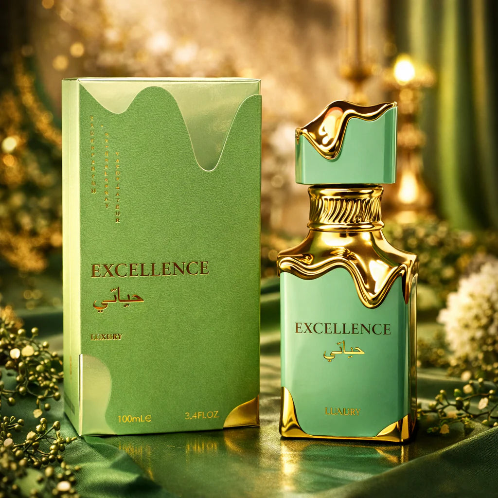 Eau de Parfum Excellence Green 100ml - Luxury  Marque: Laxuria  Type: EAU DE PARFUM  Disponible en stock
