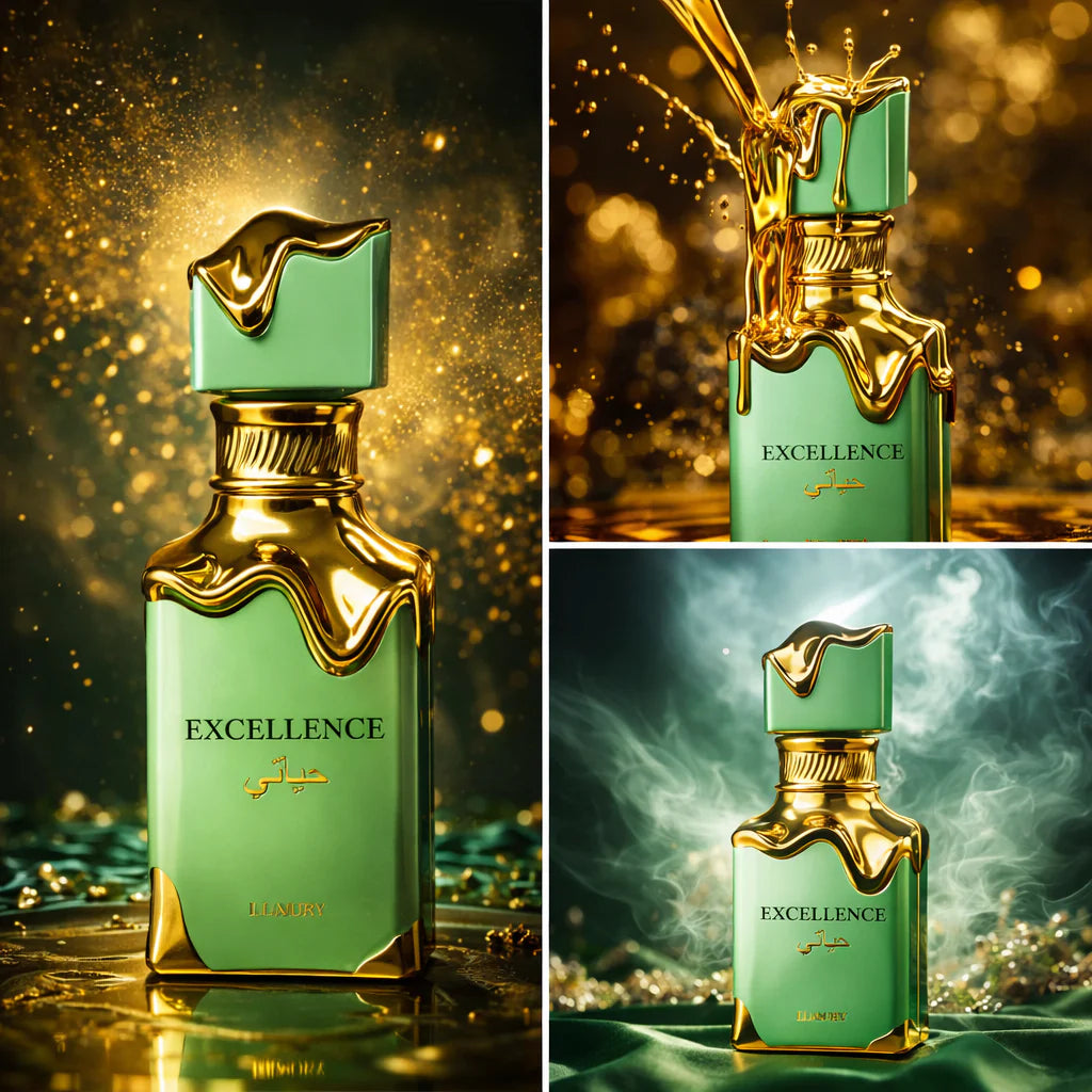 Eau de Parfum Excellence Green 100ml - Luxury  Marque: Laxuria  Type: EAU DE PARFUM  Disponible en stock