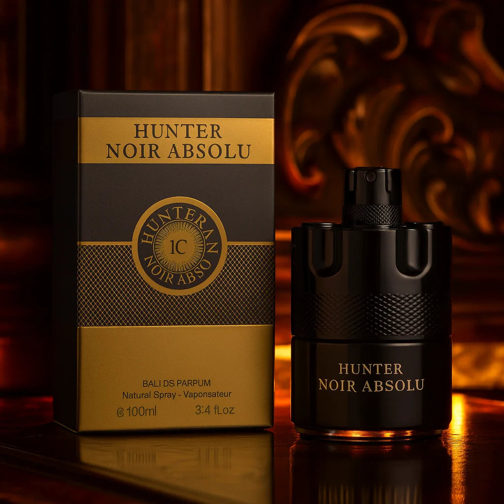 Parfum Hunter Noir Absolu 100ml Pour Homme - Fragrance couture  Marque: FRAGRANCE COUTURE  Type: EAU DE PARFUM
