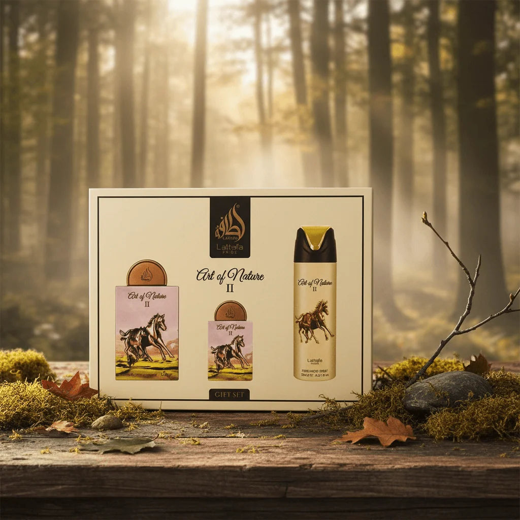 Coffret lattafa 3 pièces "art of nature " art of nature ii - - Lattafa  Marque: Lattafa Perfumes