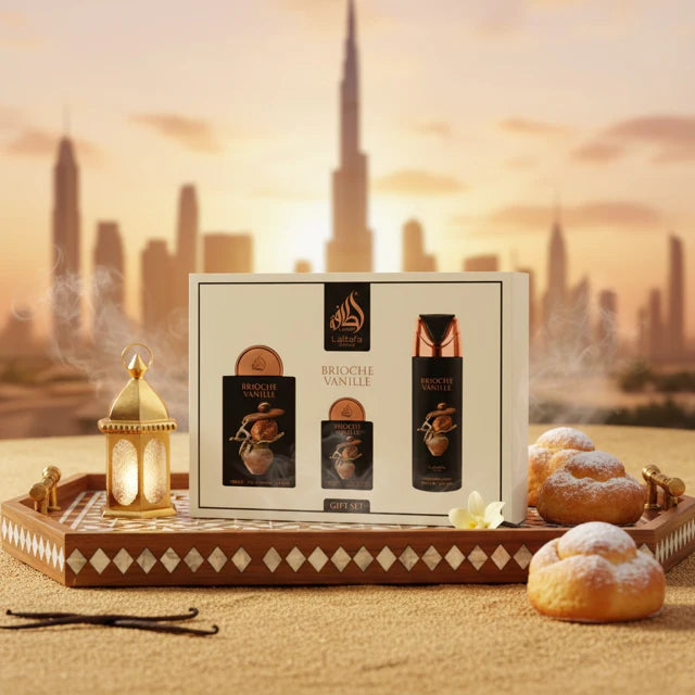 Coffret parfum 3 pièces "brioche vanille" - Lattafa  Marque: Lattafa Perfumes