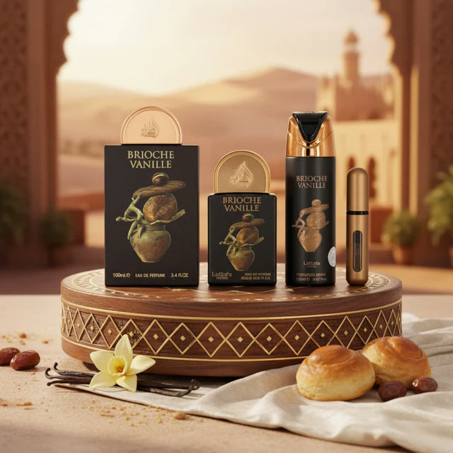 Coffret parfum 3 pièces "brioche vanille" - Lattafa  Marque: Lattafa Perfumes