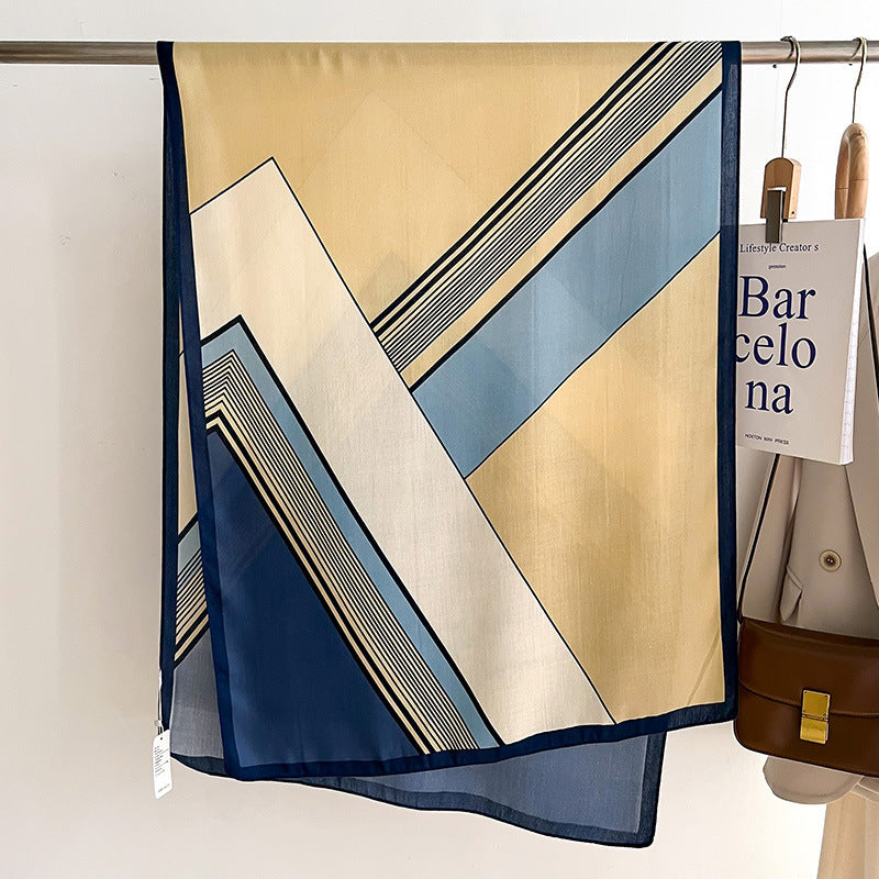 Color Matching Fashion Scarf Scarf Thin Warm Scarf Talma