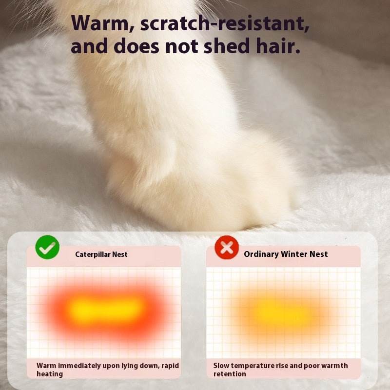 Winter Warm Closed Cat Nest