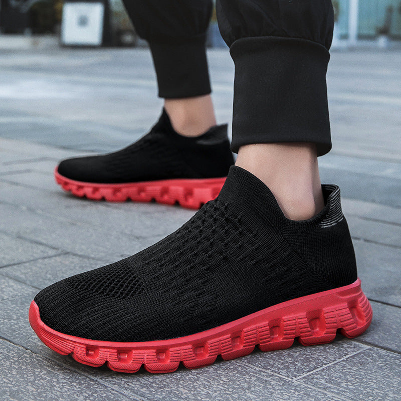 Slip-on Plus Size Flying Woven Women's Shoes