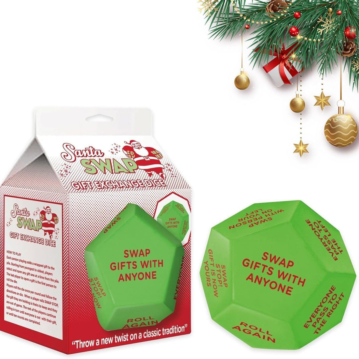Santa Claus Exchange Gift Dice