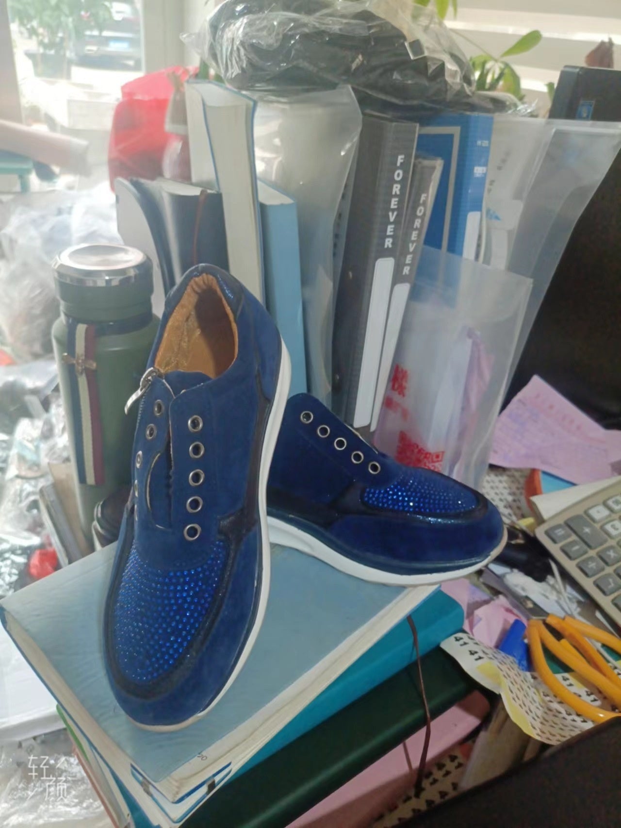 Thick-soled Daddy Shoes Women's Solid Color Casual Shoes Women's Shoes