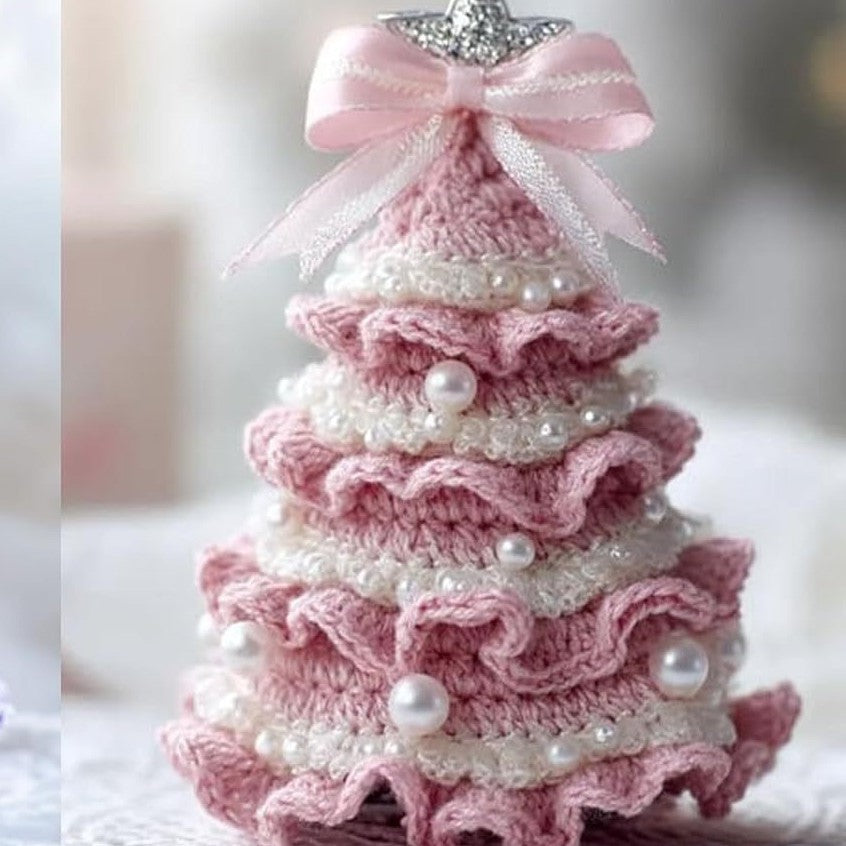 Crochet Christmas Tree Decoration DIY Material Package