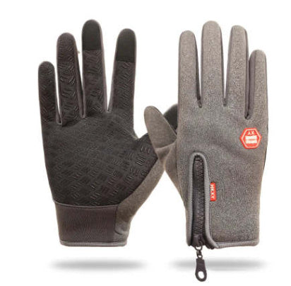 Cycling Male Winter Touch Screen Windproof Female Zipper Sports To Keep Warm