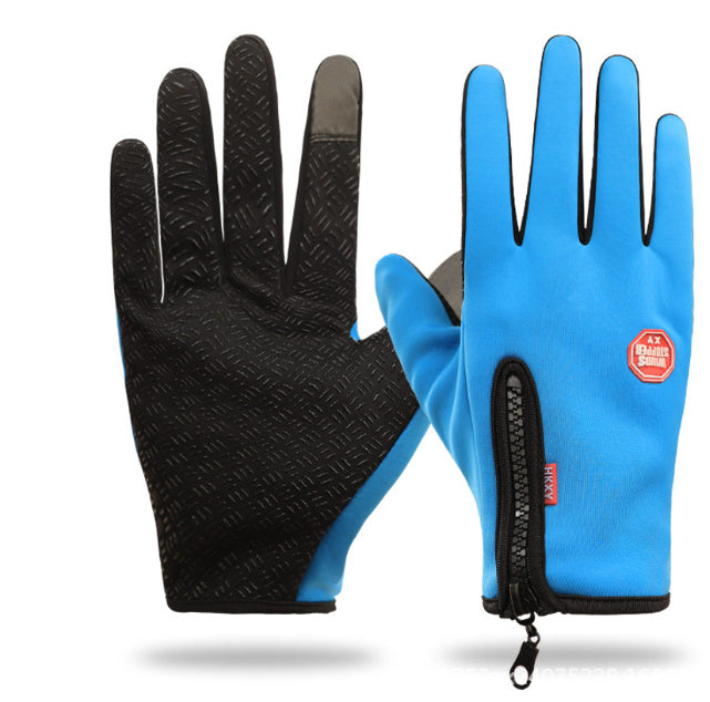 Cycling Male Winter Touch Screen Windproof Female Zipper Sports To Keep Warm