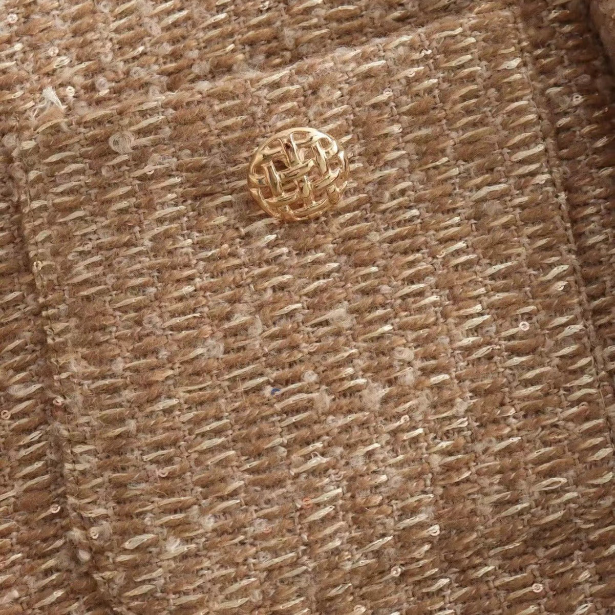 Women's Fashion Woolen Solid Color Casual Top Short Coat