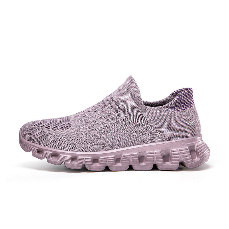 Slip-on Plus Size Flying Woven Women's Shoes