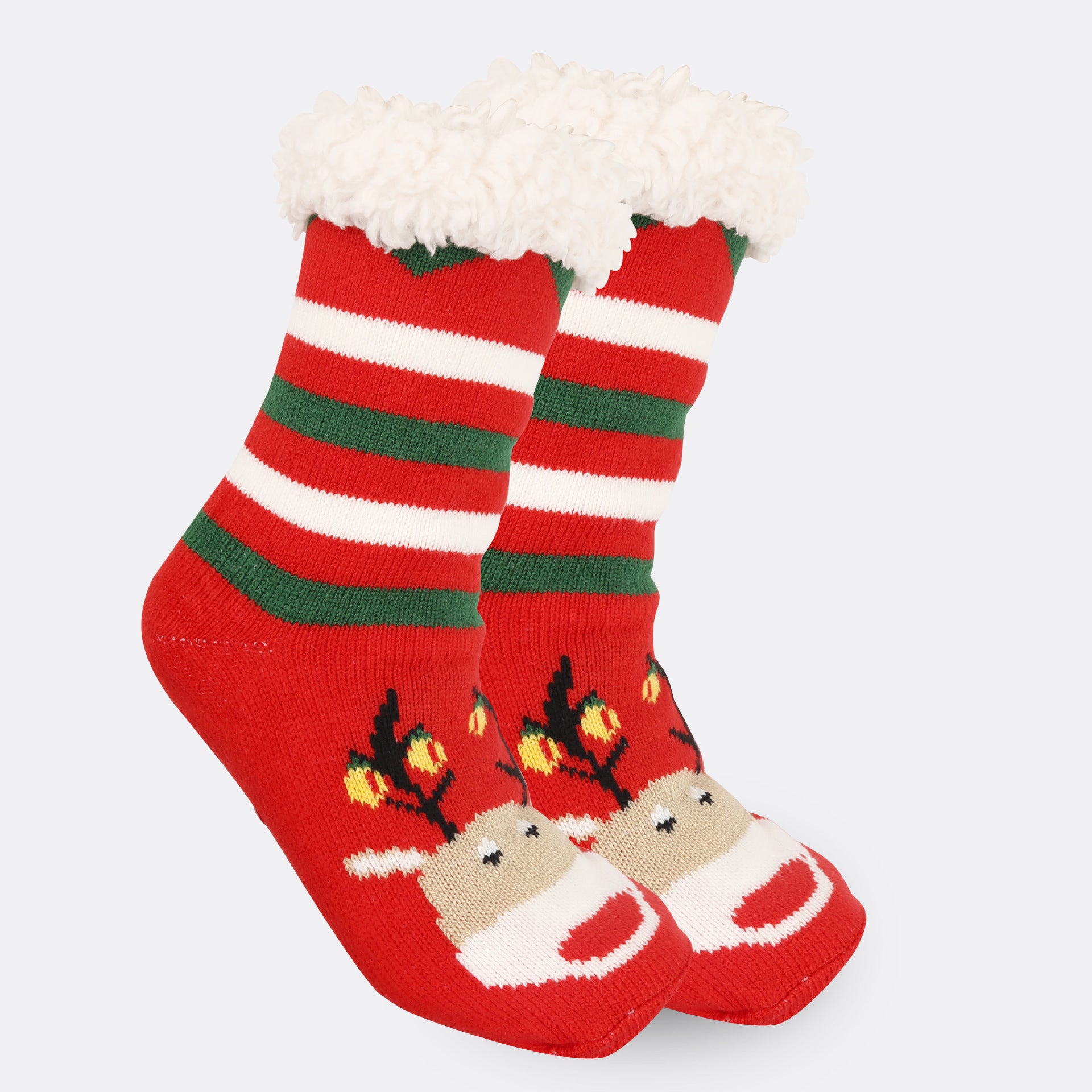 Christmas Women's Thickened Fleece-lined Room Socks
